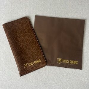 NWT Stacy Adams Glasses Case and Lens Cloth